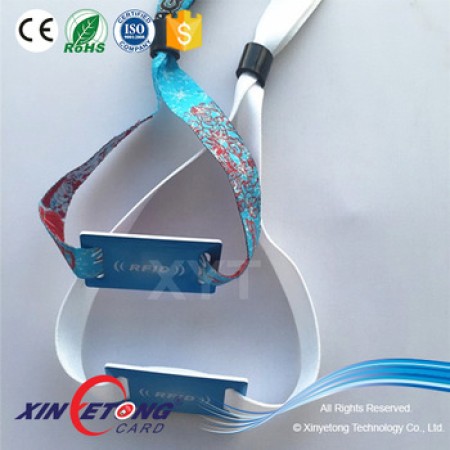 25*40mm head tag RFID Ultralight Bracelets for event