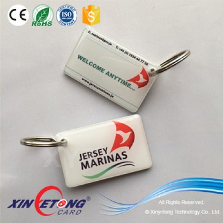 30*50mm NTAG215 Epoxy KeyTag 3mm thick NFC Key Tag