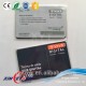 Plastic PVC Loyalty Card with Scratch Off Panel