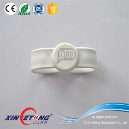 URL Write NFC NTAG203 Wristbands Custom Logo Print