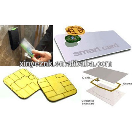 ISO CR80 Standard contact IC smart card