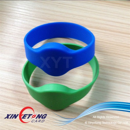 13.56MHZ Ntag203 NFC Silicone Wristband Blank