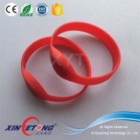 13.56Mhz MF DESFire EV1 4K RFID Silicone Wristband