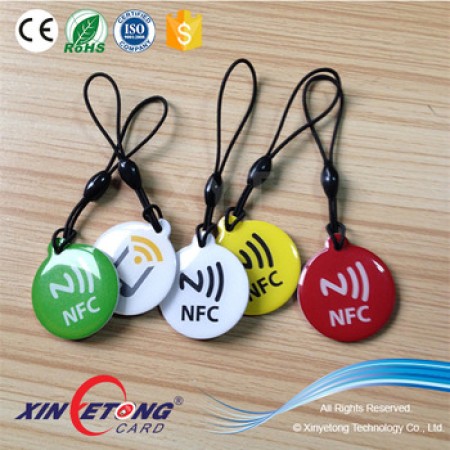 13.56MHz NTAG216 Resin Coated Epoxy NFC Tag