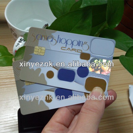 plastic contact card for hotel with fm4442 chip