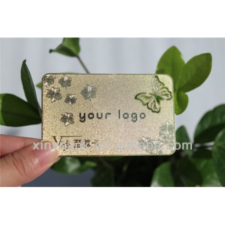 High End Metal Business Card