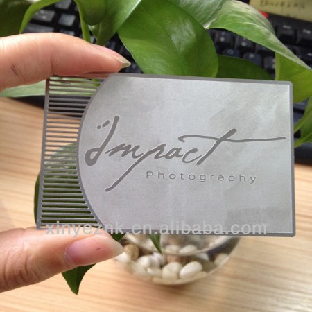 Cut Out Stainless Steel Metal Business Cards Factory
