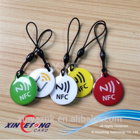 2016 Hot Sale! NFC Forum Type2 Ntag216(888 byte) NFC Epoxy tag for Payment/Wifi