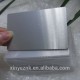Blank aluminum business card brushed surface