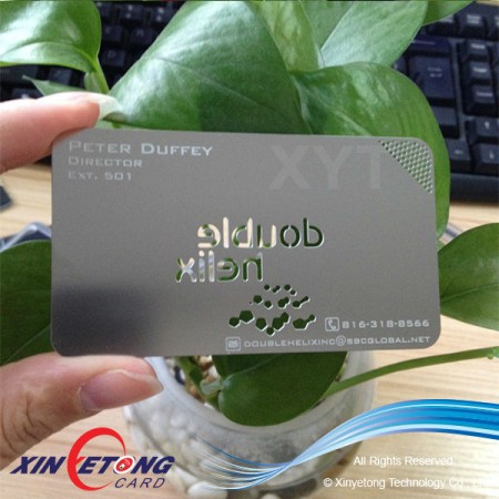 Customize Shape Stainless Steel Metal Business / Name Card