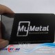 Matte Black Stainless Steel Business Cards