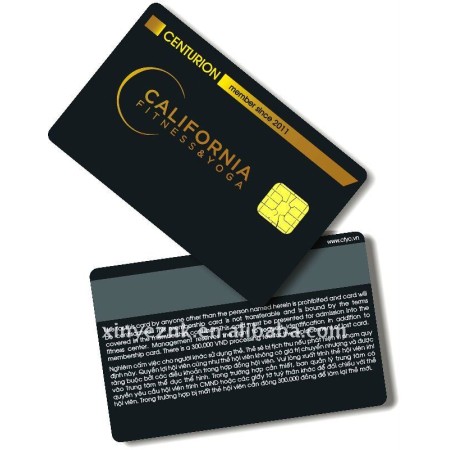 PVC casino member card