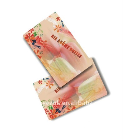 pvc snap food vip card