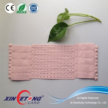 13.56MHZ RFID PVC Wristband For Patient Identification