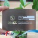 Cheapest Brushed Metal business card