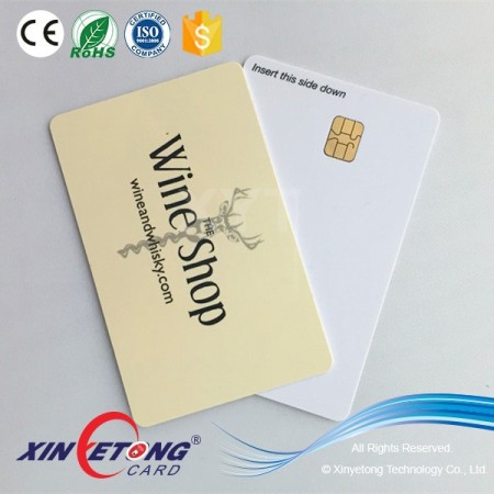 Printable Prepaid Sle5542 Contact IC Smart Cards