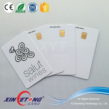 Contacting interface Smart card with SLE4428 chip 