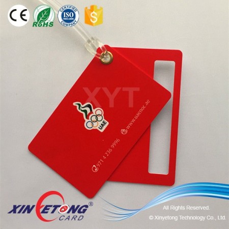 High quality combo baggage PVC card /non-standard card
