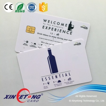 Smart card with contact chip FM4428