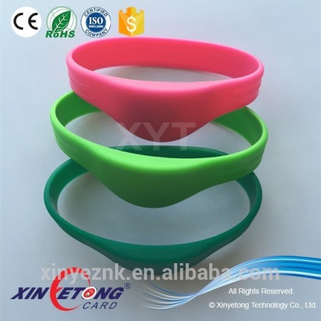 ISO Classic 1K RFID Silicone wristband For swimming Pools