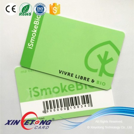 CR80 PVC card/ library barcode card