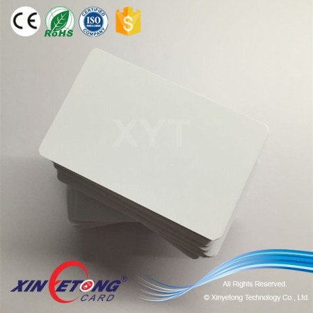 Glossy Lamination Blank Plastic PVC ID Card Size CR80