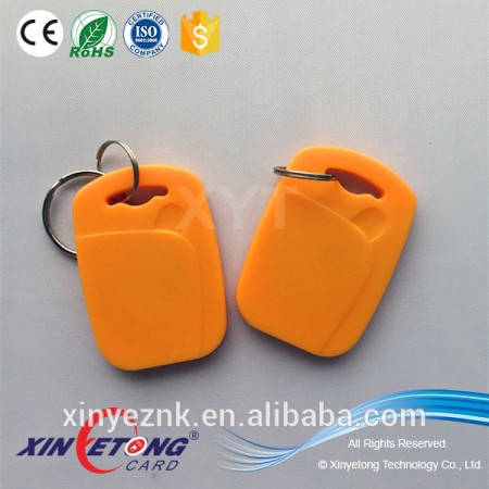 2016 RFID Colored water-proof ABS Material Passive rugged key tags