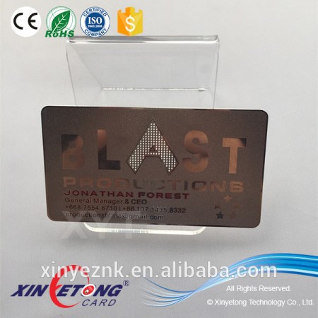 Metal material Business Activity high Quality PVC Hotel VIP Delicate Card