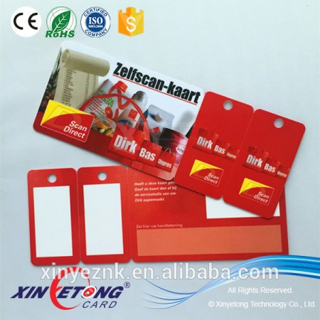 2016 Plastic PVC key tag Combo Cards