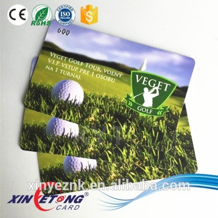 China offset print PVC RFID/NFC plastic card with available chips for Access control