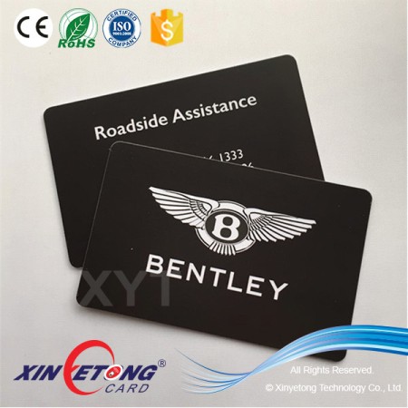 Standard CR80 CMYK offset printing name showed PVC cards