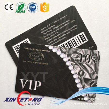 Hotel Discount 85.5x54mm Size VIP Membership PVC Cards