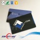 CR80 85.5X54mm size Black Matte Surface Barcode crafts Plastic PVC Card