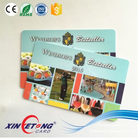 Xinyetong CR80 Customized printable Gift/Club VIP member PVC cards