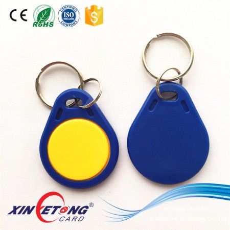 Durable ABS Ntag213 Overmolded Pear NFC Keyfob