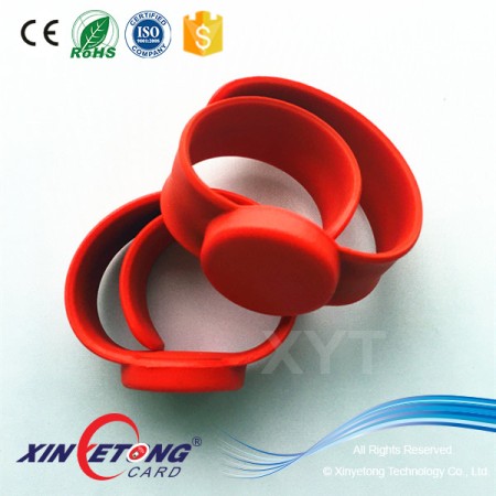 Hot sale Logo printing Ntag203 Silicone RFID/NFC Wristband for Swimming pool