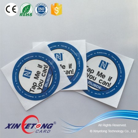 Disposable Smart Label NFC Sticker For Mobile Phone