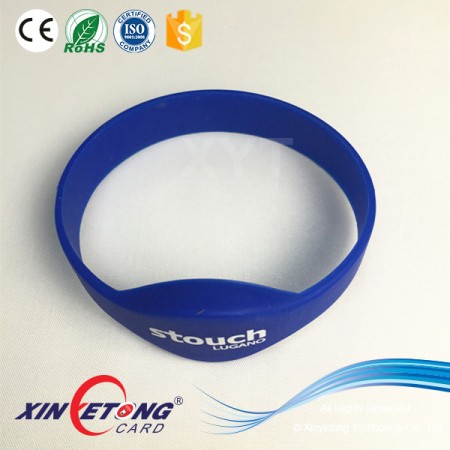 Custom Fabric Wristband RFID Wristband Reader Wristband For Swimming Pool