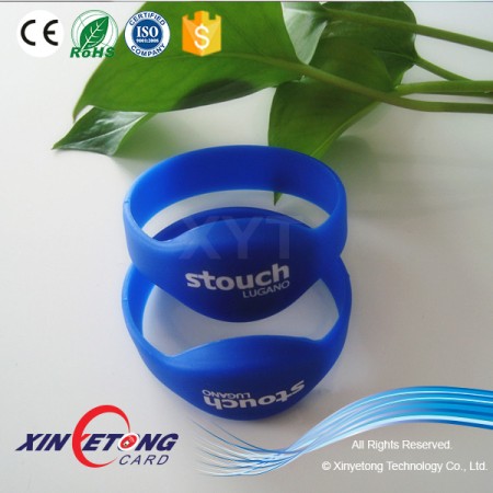 Silicon Wristband Debossed Wristband for swimming pool RFID wristband