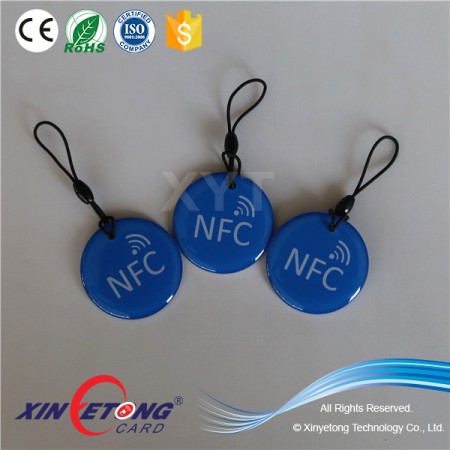 13.56MHz Epoxy Keyfob RFID Tag for Access