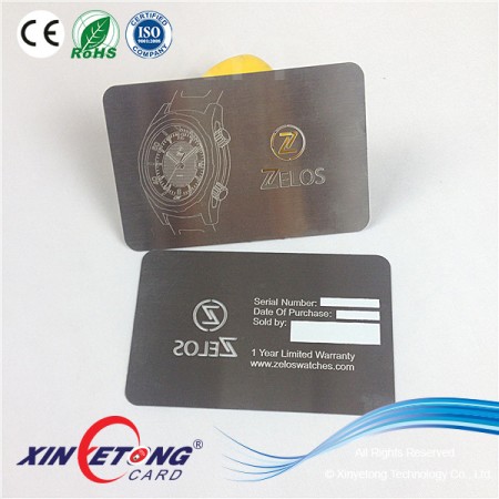 Laser Engrave Metal Business Card Blank