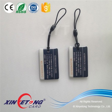 Offset Printing RFID Crystal Epoxy Transport Bus Metro Tag-MF S50 Chip