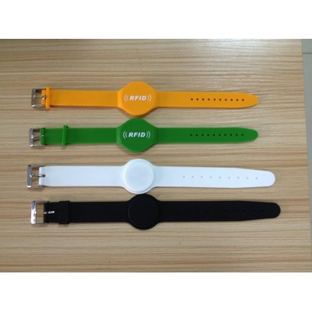 Hot Sale Flexible ID Wristband EM4200 RFID/NFC Silicone Custom Logo Wristband/bracelet