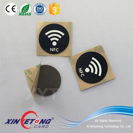 High quality Ntag216 NFC Anti-metal Tag with Logo printing