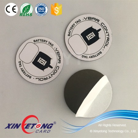 Rectangular Logo printing NFC Stickers 512byte Topaz512 Anti-metal Waterproof NFC Stickers
