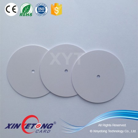 Circle 50mm ICODE SLI Chip RFID Disc Tag