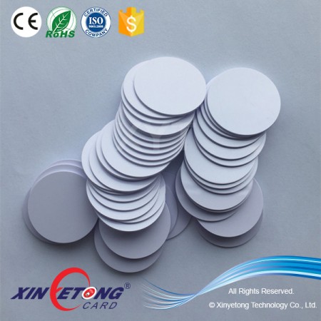 Diameter 25mm Icode Sli-X Chip RFID Disc Tag  ISO 15693