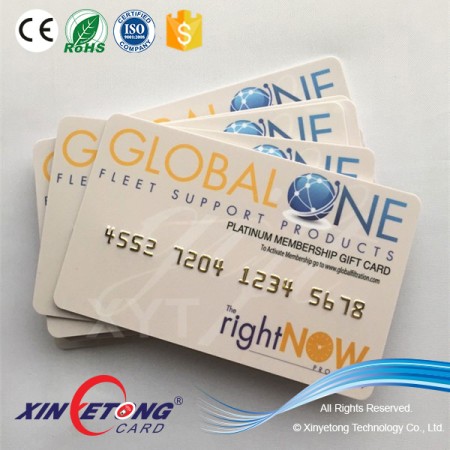 Embossed series number NFC Card MS50 1k RFID/NFC Printable Card Free Sample