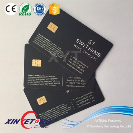 SLE5528 Printing Contact Cards with 1 Byte