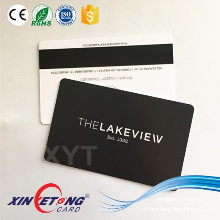 Customize Black Matte Surface PVC Business Card